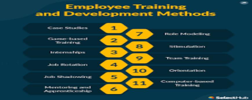 What strategies do industries employ for employee training and development?