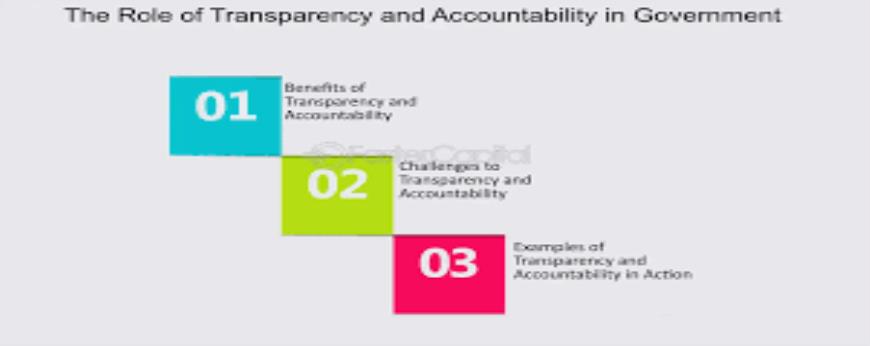 Can you provide an example of a time when you had to address concerns about government transparency and accountability?