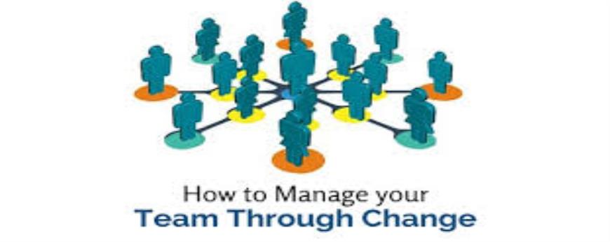 Can you discuss a time when you had to lead a team through a major organizational change?