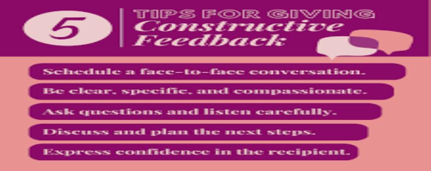 How do you handle feedback and constructive criticism? Give examples of how you would apply this at Tata Group.