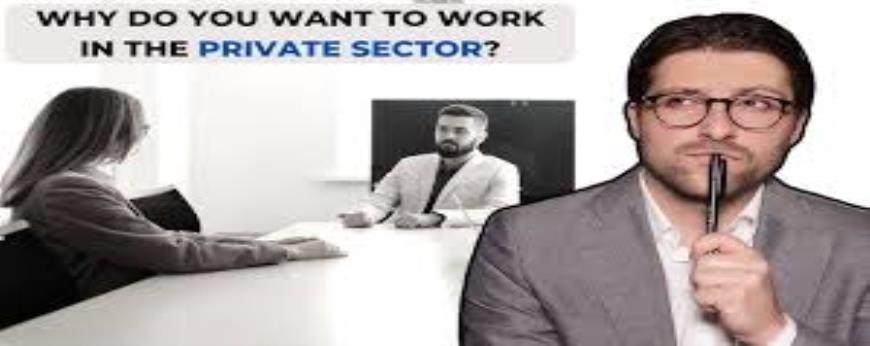 Why are you interested in working for the government sector?